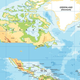 A map of the world in which the U.S. is tiny.